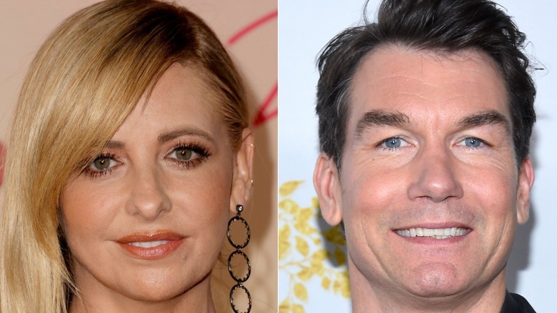 Sarah Michelle Gellar Jerry O'Connell split image