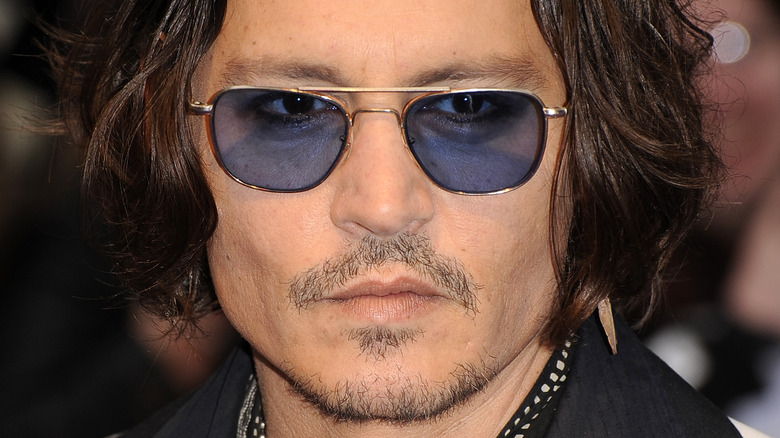 Johnny Depp on the red carpet