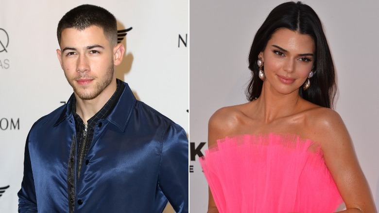 Nick Jonas and Kendall Jenner side by side