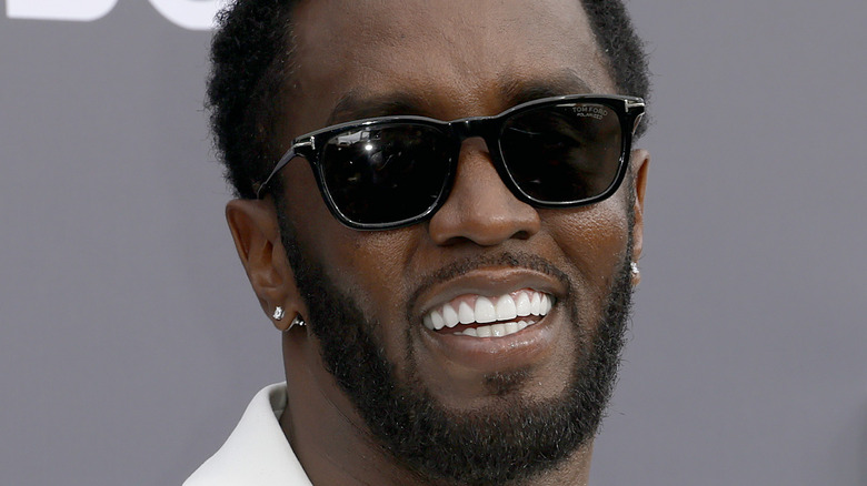 Diddy smiling