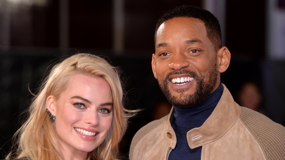 Margot Robbie and Will Smith