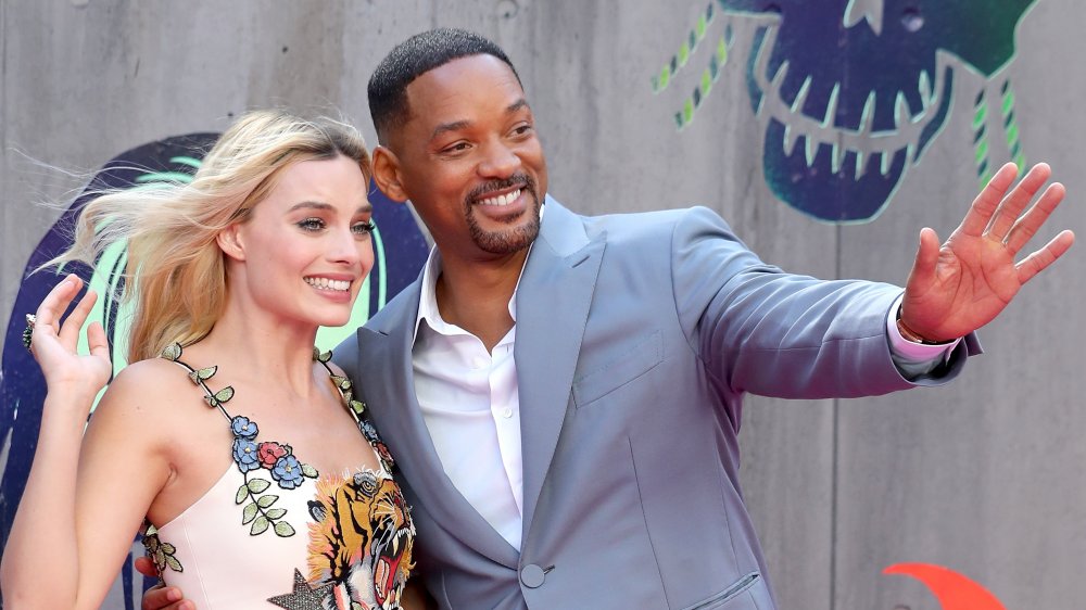 Margot Robbie and Will Smith