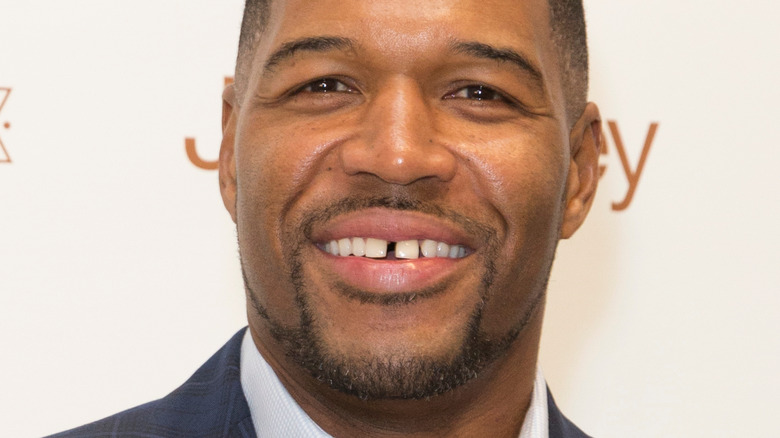 Michael Strahan smiling