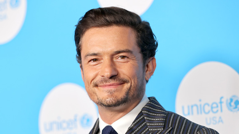 Orlando Bloom smiling