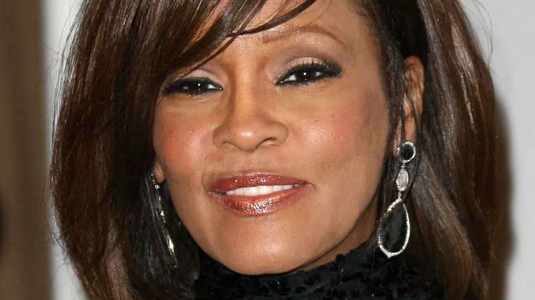 Whitney Houston smiling 