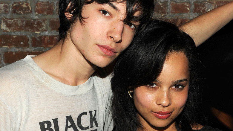Ezra Miller and Zoe Kravitz at Tribeca 2010