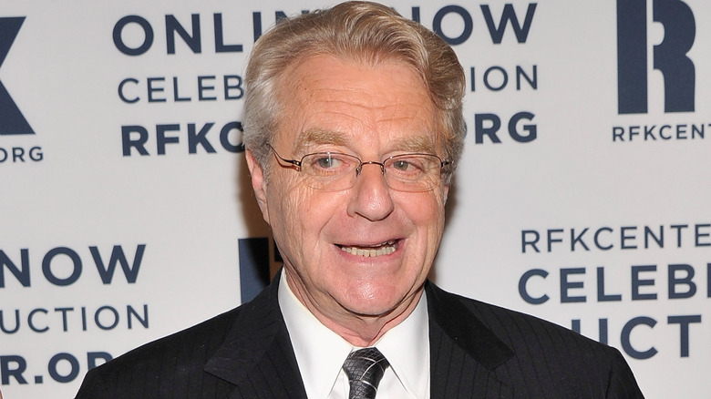 Jerry Springer, smiling