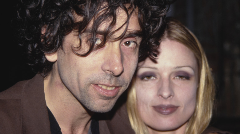 Tim Burton and Lisa Marie in 1993