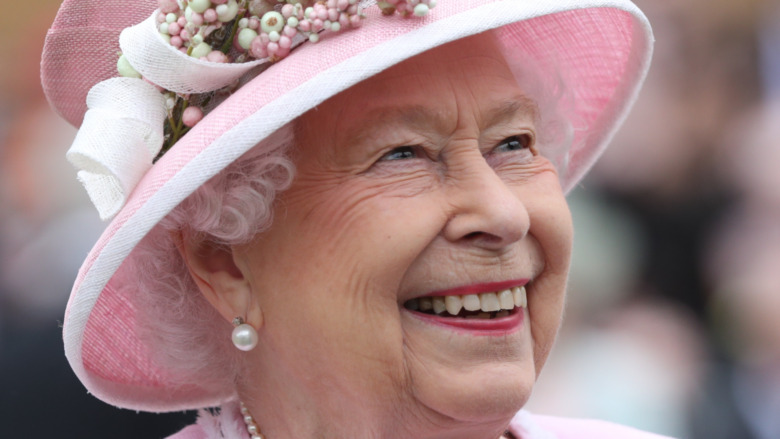 Queen Elizabeth II smiling