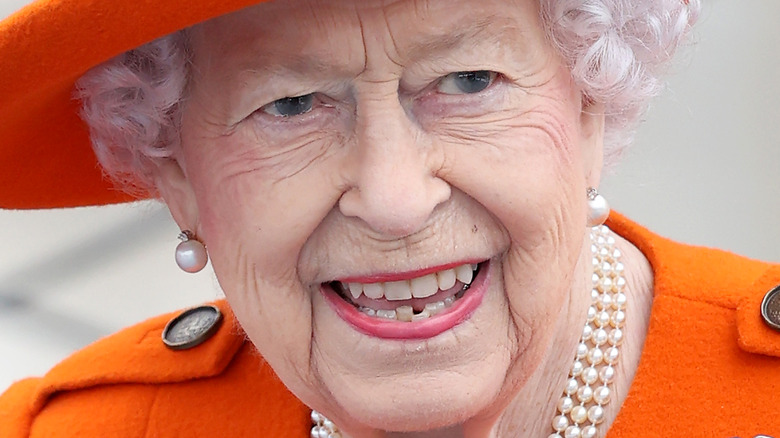 Queen Elizabeth speaking