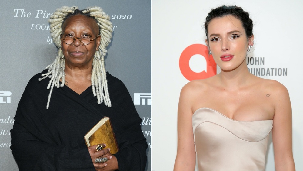 Whoopi Goldberg and Bella Thorne