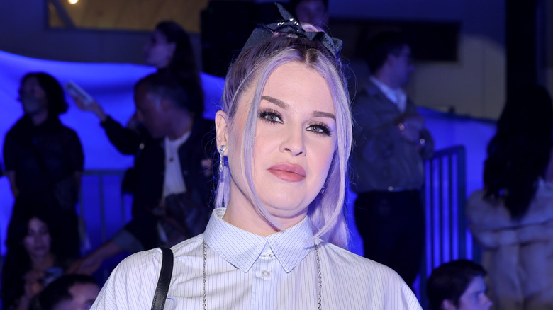 Kelly Osbourne Giuliana in purple hair