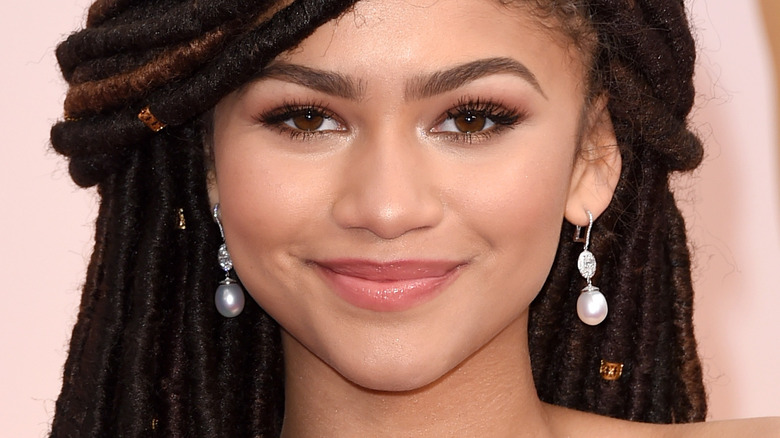 Zendaya smiling