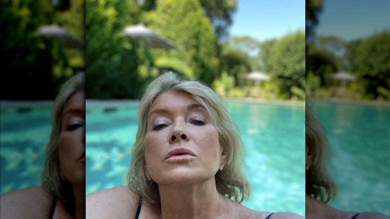 Martha Stewart thirst trap selfie 