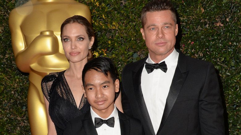 Angelina Jolie, Maddox Jolie-Pitt, Brad Pitt