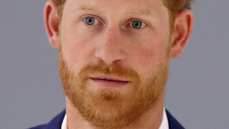 Prince Harry looks surprised