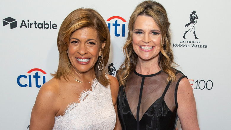Hoda Kotb and Savannah Guthrie on the red carpet