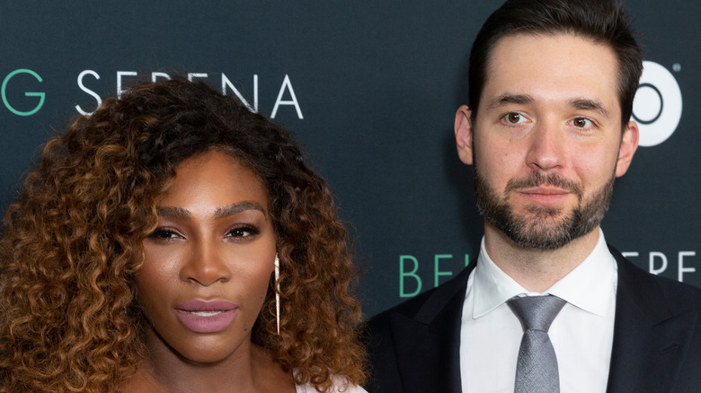 Serena Williams and Alexis Ohanian