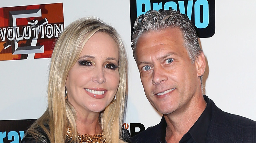 Shannon and David Beador on a red carpet