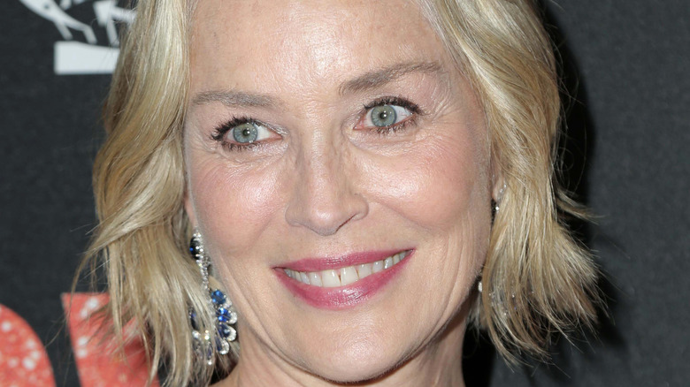 Sharon Stone smiling 