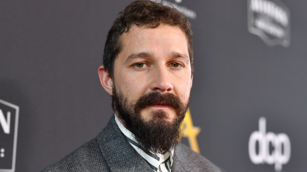 Shia LaBeouf staring