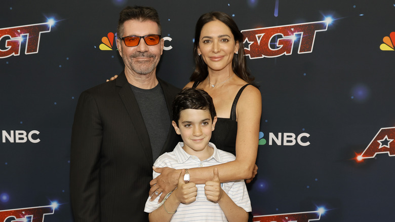 Simon Eric Cowell with family