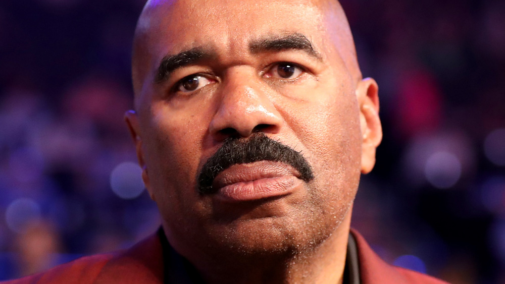 Steve Harvey with serious face