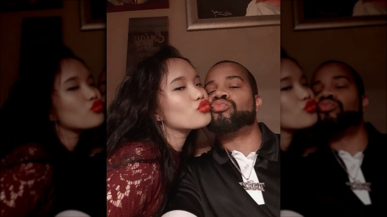 Tarik and Hazel on 90 Day Fiance, smiling
