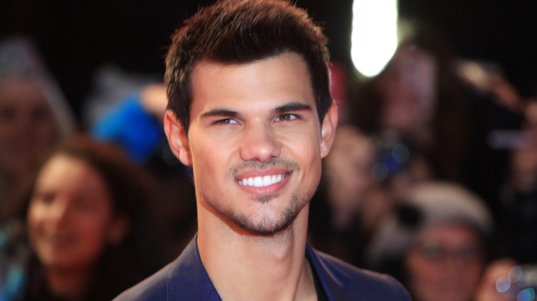 Taylor Lautner smiling