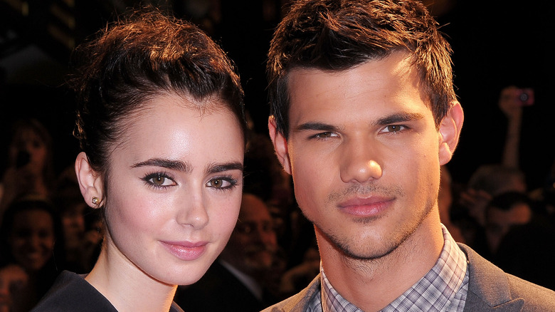 Lily Collins and Taylor Lautner