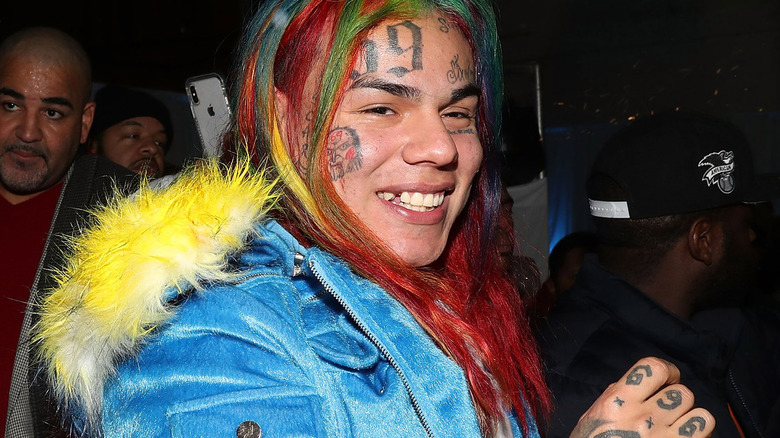 Tekashi 6ix9ine smiling in New York City
