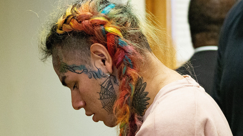 Tekashi 6ix9ine in court in 2018