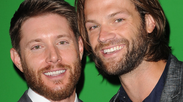 Jensen Ackles and Jared Padalecki smiling