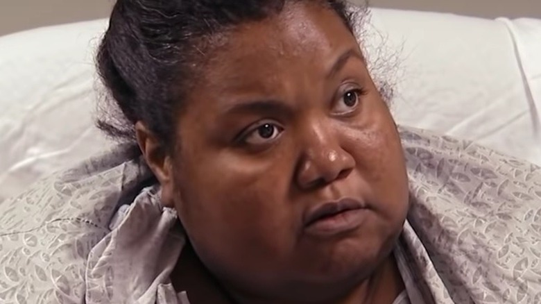 Kelly Mason looking up