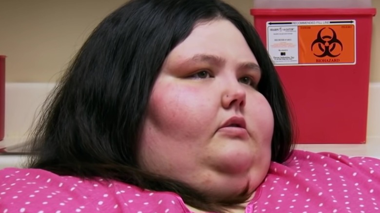 Christina Phillips wearing pink