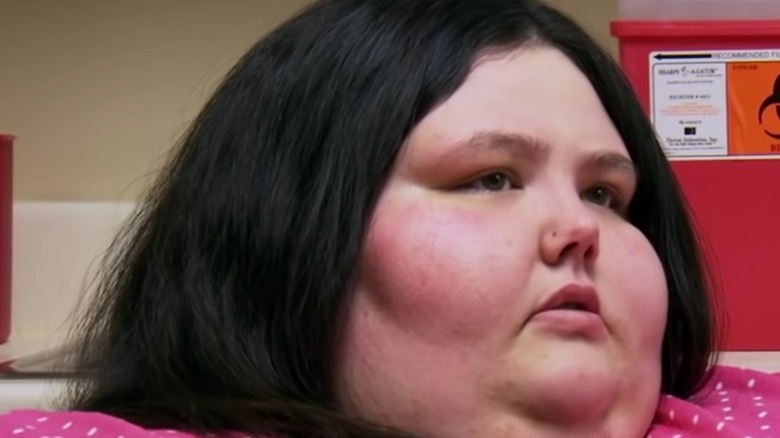 Christina Phillips wearing pink