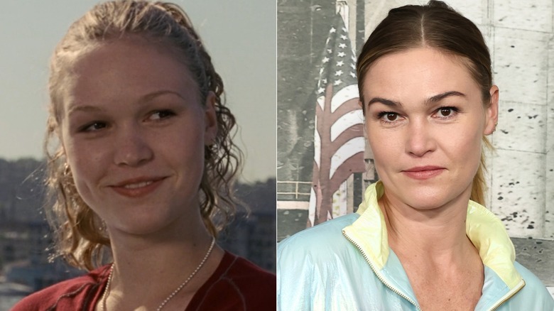 Julia Stiles in 10 Things I Hate About You, and pictured in 2025