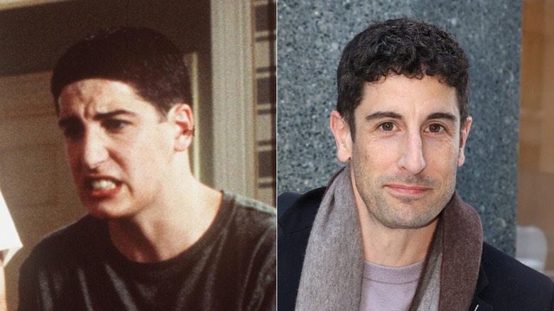 Split image of Jason Biggs in American Pie and in 2026