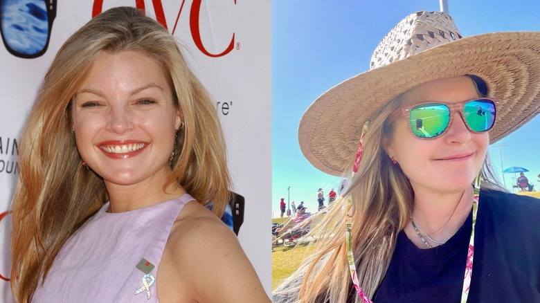 Clare Kramer 2000s and today selfie