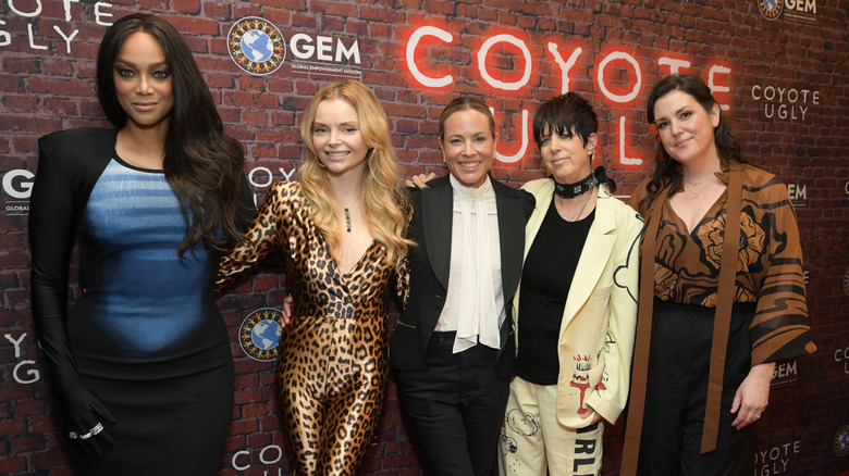 Tyra Banks, Izabella Miko, Maria Bello, songwriter Diane Warren, and Melanie Lynskey at an anniversary event for 