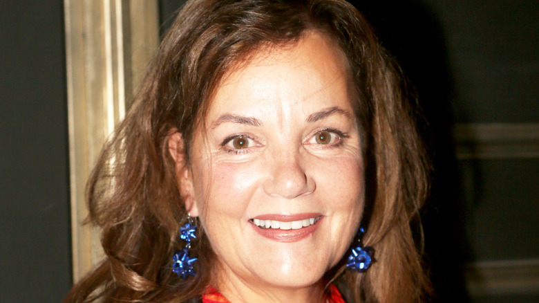Margaret Colin at an event, smiling