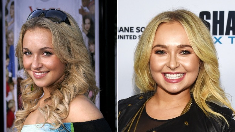 Hayden Panettiere then and now split