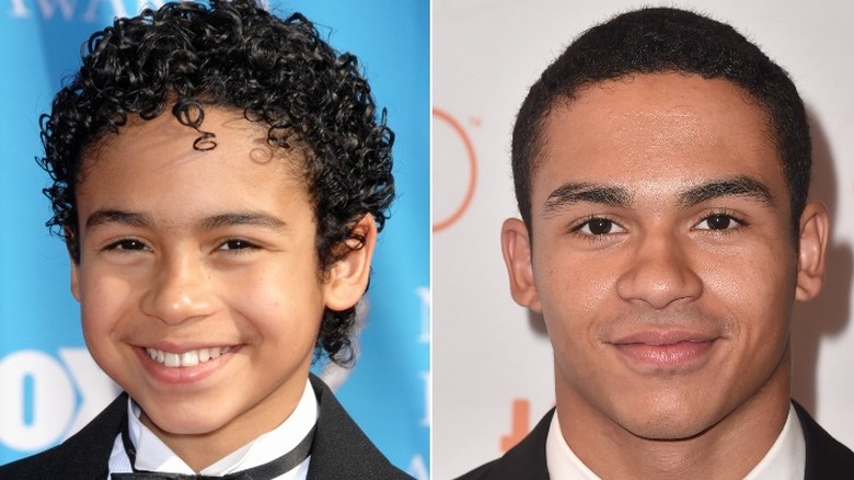 Noah Gray-Cabey then and now split