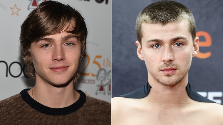 Miles Heizer posing