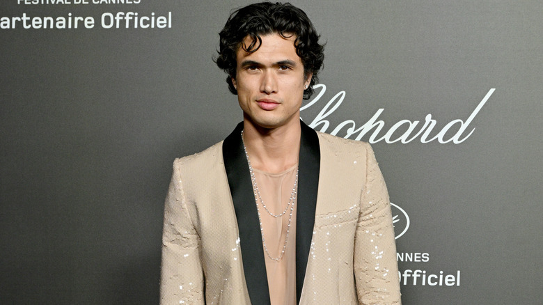 Charles Melton on the red carpet