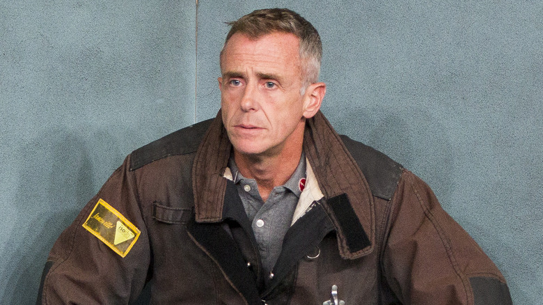 David Eigenberg in "Chicago Fire" outfit