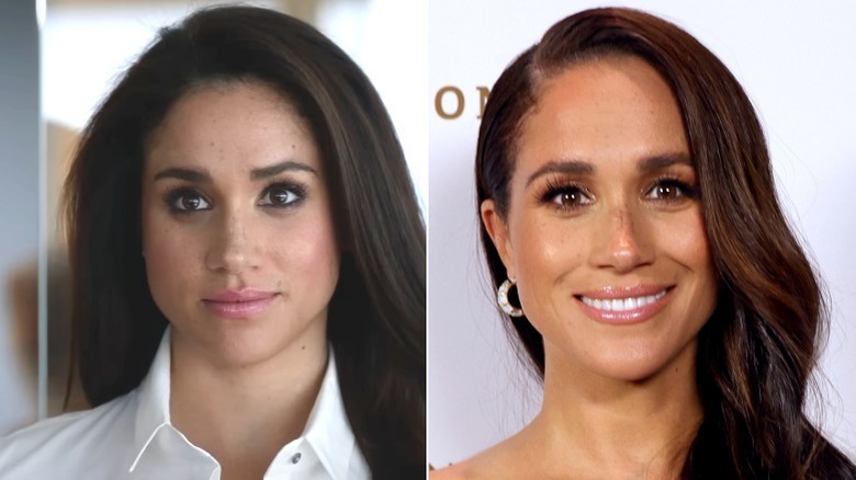 Meghan Markle smiling