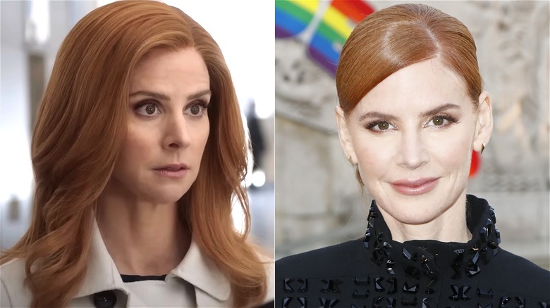 Sarah Rafferty smiling