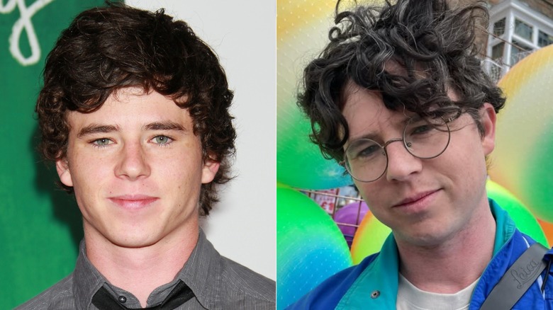 Charlie McDermott split image, young and older.