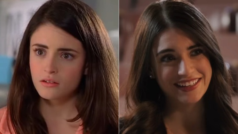 Two pictures of Daniela Bobadilla, on The Middle and on The Happy Camper.